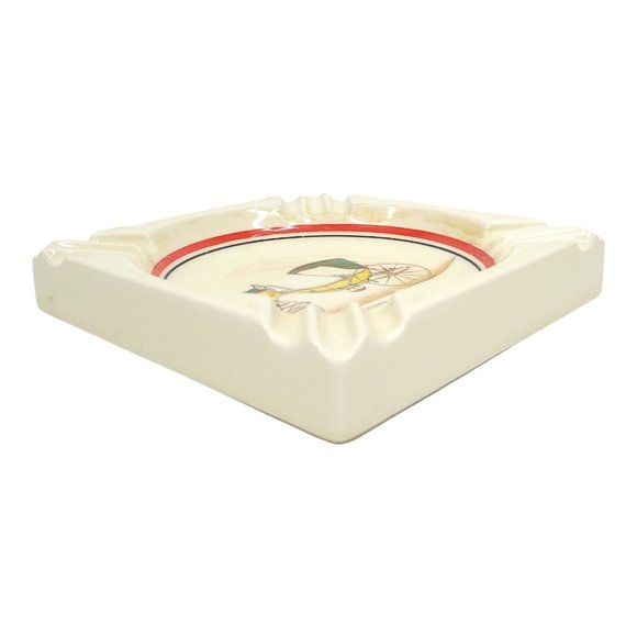 Vintage Executive Line Piccolomini Caleche 6 1/4" Antique Car Ashtray Porcelain - Picture 5 of 12